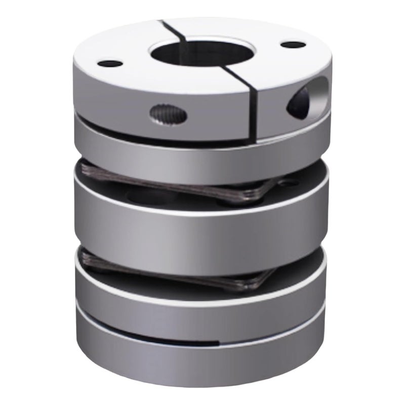 BORDSTRACT 12mm to 16mm Flexible Diaphragm Coupling, D32 L41 Aluminium 2 Diaphragm Motor Shaft Coupler for 3D Printer CNC Machine Servo Stepped Motor - Image 1